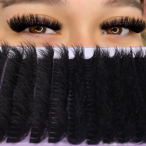 Winifred 80D Mink Cluster Lashes - 240pc Wispy Extensions