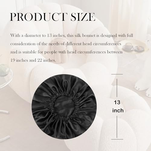 Double Layer Satin Bonnet for Women - Hair Care Sleep Cap
