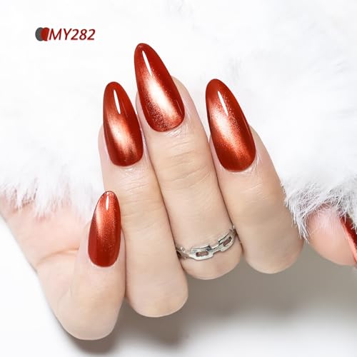 OpenLive Cat Eye Nail Polish Set - 6 Colors with Magnet Stick