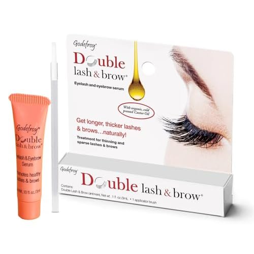 Godefroy Double Lash and Brow Treatment, for longer & thicker eyelash and eyebrows (3ml + applicator)