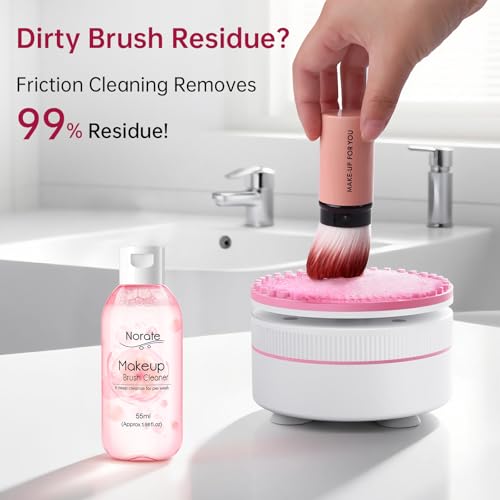 Electric Makeup Brush Cleaner Machine with Cruelty-Free Solution