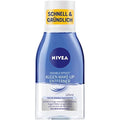 NIVEA Gentle Two?Phase Eye & Makeup Remover ? Single Bottle, Bi?Phase Formula Quickly Dissolves Stubborn & Waterproof Makeup, Ophthalmologist Tested, Safe for Sensitive Eyes, 4.23?fl?oz