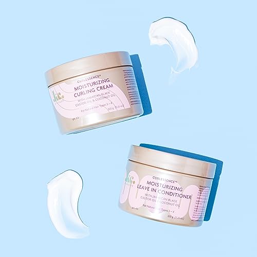 KeraCare CurlEssence Moisturizing Coconut Leave-In Conditioner With Jamaican Black Castor Oil and Coconut Oil - For Curly Hair - Silicone, Sulfate, and Paraben Free 12 oz