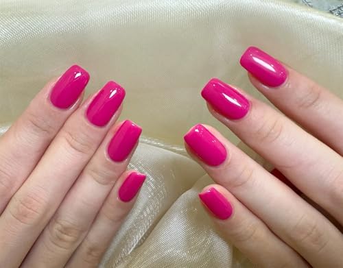 COSMOO 15ml Hot Pink Quick Dry Nail Polish