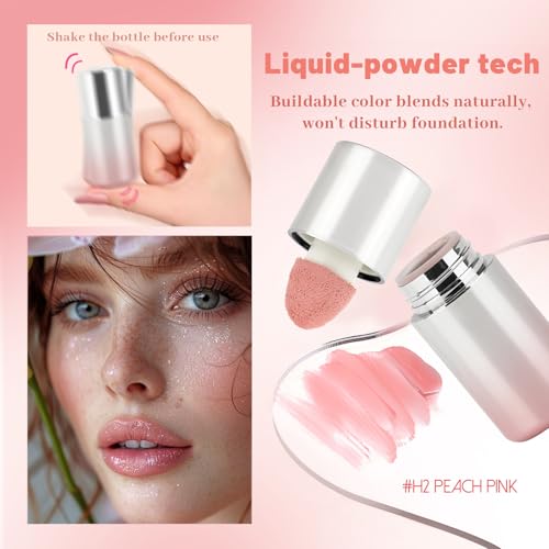 Blush Cream Stick - Blendable Watercolor Sheer for Mature Skin