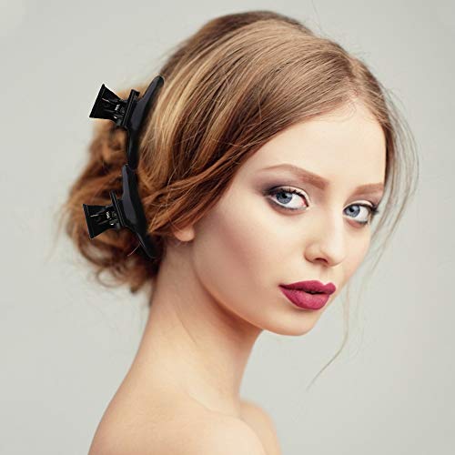 Ondder Butterfly Hair Clips 12-Pack - Salon Styling Clamps