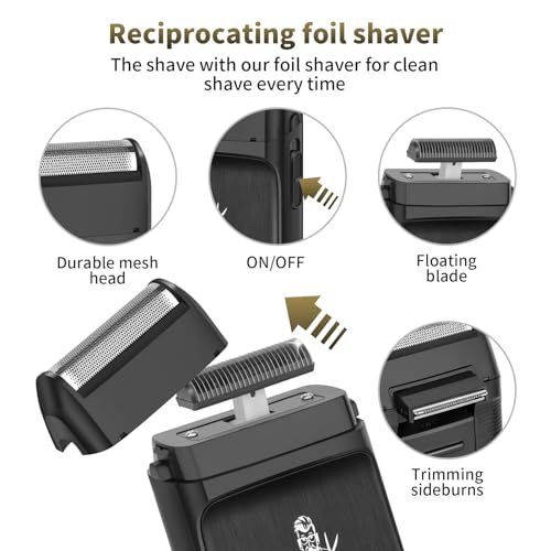 KEMEI Professional Hair Clipper & Beard Trimmer Set for Men