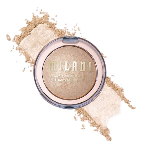 Milani Baked Highlighter Champagne D'oro - Long-Lasting Powder