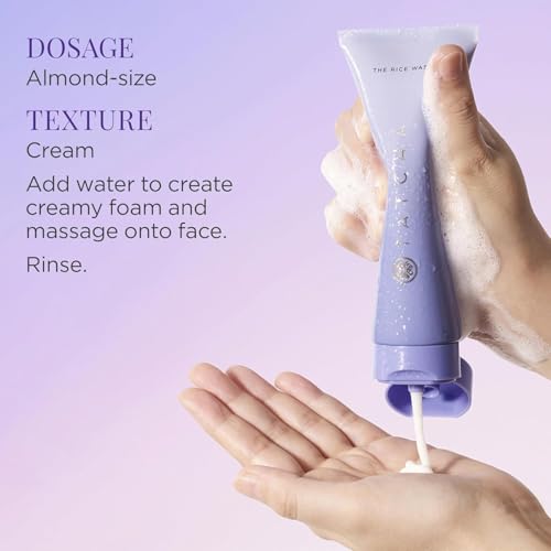 TATCHA The Rice Wash, Jumbo | Soft Cream Facial Cleanser - Wash Away Buildup Without Stripping Skin For A Soft, Luminous Complexion | 240 ml / 8.1 fl. oz.