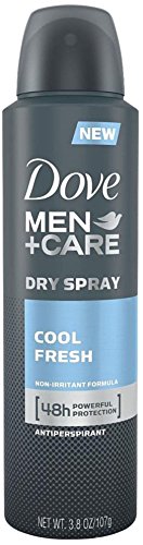Dove Men Care Cool Fresh Dry Spray Antiperspirant 3.80 oz (9-Pack)