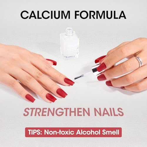 GELLEN Matte Clear Nail Polish Top Coat A00 - No Lamp Needed, Toxin-Free