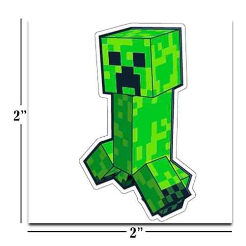 Minecraft Tattoos Party Favors Bundle ~ 72 Perforated Individual 2" x 2" Minecraft Temporary Tattoos for Kids Boys Girls (Minecraft Party Supplies)