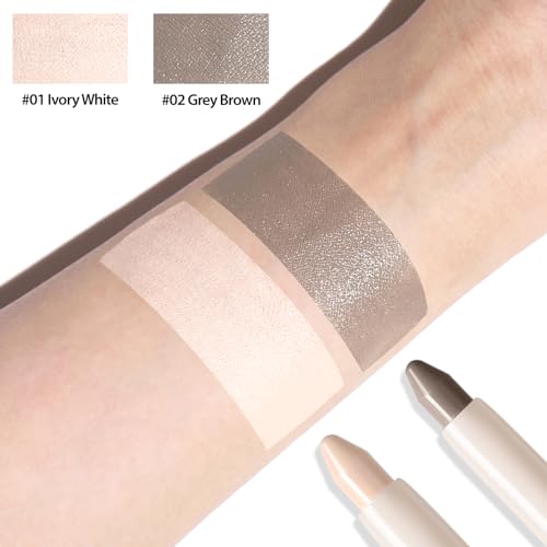 Contour & Highlighter Stick Duo with Brushes – Cool Toned Makeup