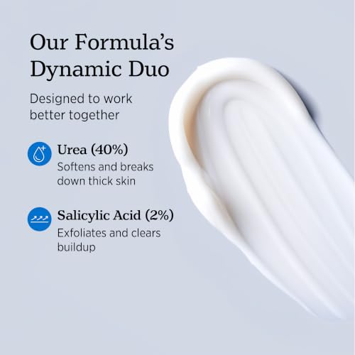 NUVADERMIS 40% Urea Cream with Salicylic Acid for Dry Skin - 5.3 fl oz