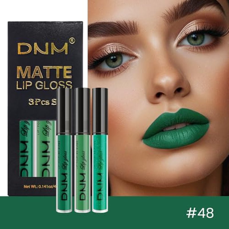 3-Piece Matte Liquid Lipstick Set - Long Lasting & Waterproof
