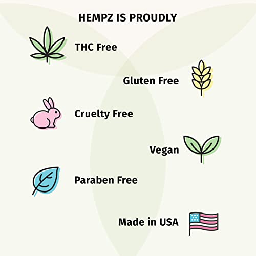 HEMPZ Body Lotion - Pink Citron & Mimosa Flower Daily Moisturizing Cream, Shea Butter Hand and Body Moisturizer - Hemp Extract Lotion - Skin Care Products, Pure Organic Hemp Seed Oil - 17 Fl Oz