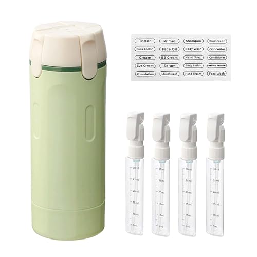 4-Pack 30ML Travel Pump Bottles, TSA Approved Leak-Proof
