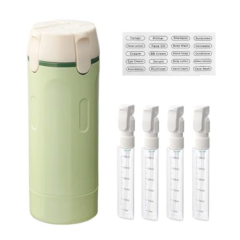 4-Pack 30ML Travel Pump Bottles, TSA Approved Leak-Proof