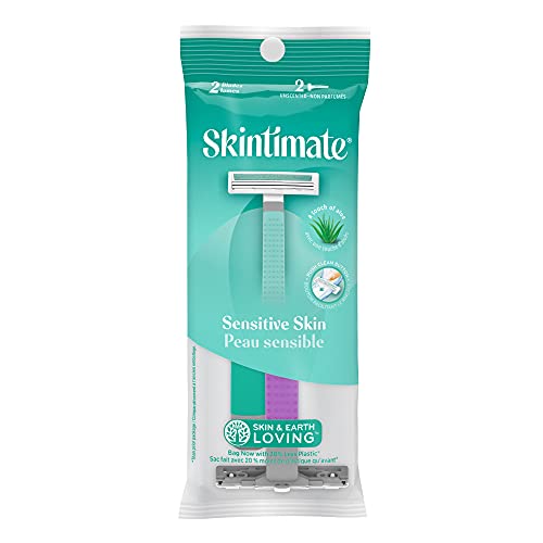 Skintimate Twin Blade Disposable Razors for Women, 2 Pack - 36 Count