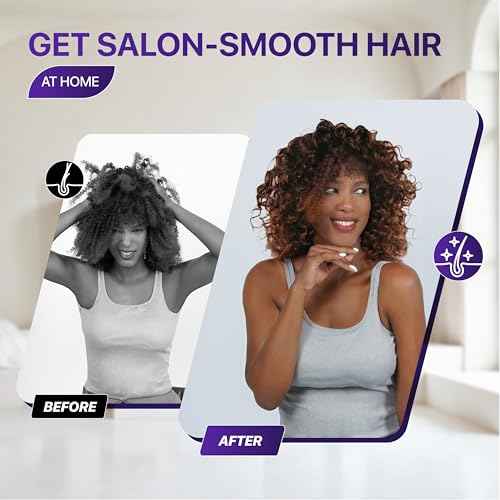 Bonnet Hair Dryer Attachment w/A Headband Integrated That Reduces Heat Around Ears & Neck - Diffuser Cap for Hair Dryer Curly Hair, Speeds Up Drying Time, Deep Conditioning at Home - Large (Purple)