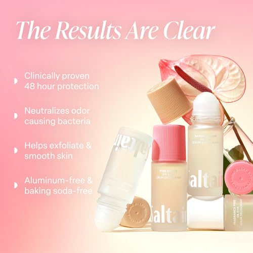 Saltair Serum Deodorant 2 Pack | AHA Formula, 48hr Odor Control