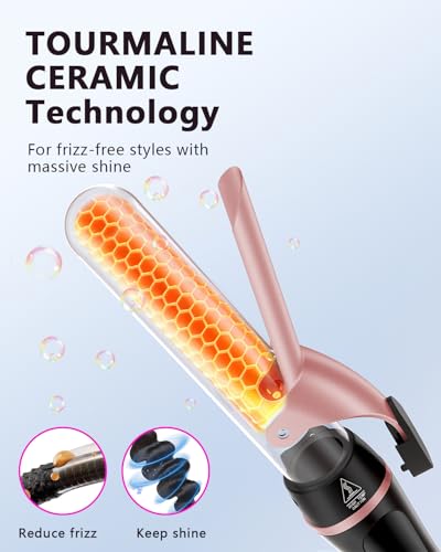 5-in-1 Curling Iron Set with Interchangeable Barrels & Straightener