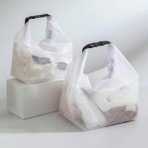 2-Pack Waterproof Toiletry Bags, Clear EVA Organizer Pouches