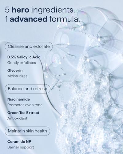 Remedy Gel-to-Foam Cleanser with Salicylic Acid | Gentle Face Wash for Acne-Prone Skin | 5 fl. oz