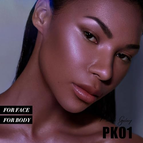 FOCALLURE Shimmer Highlighter Powder - Face & Body Glow