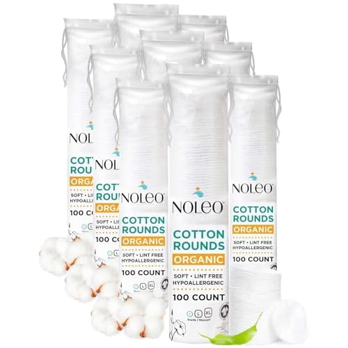 NOLEO Cotton Rounds (3x300 Count)