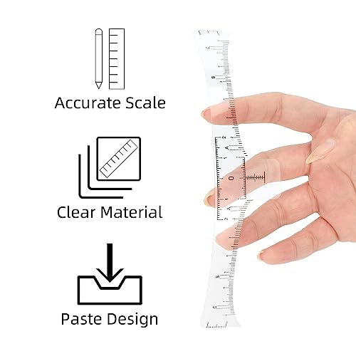 100pcs Disposable Eyebrow Ruler Stencils for Microblading