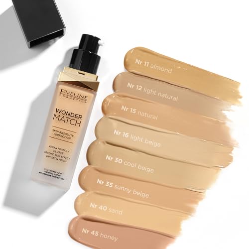 Eveline Cosmetics Wonder Match No.10 Light Vanilla Face Fluid 30ml