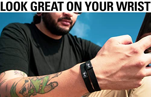 Hair Ties for Men - No-Break Elastic Bands, 4 Pack