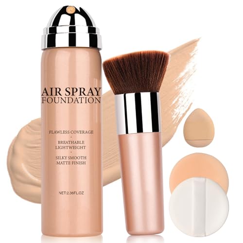 Airbrush Foundation Makeup - Full Coverage Flawless Base