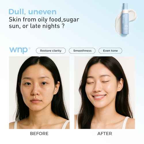 WNP Hyaluronic Acid Hydrating & Brightening Lotion: 4D Hyaluronic Acid, 2% Niacinamide, 377, Vitamin C Deep Moisture & Radiance Boosting Facial Moisturizer Vegan SkinCare for All Skin Types