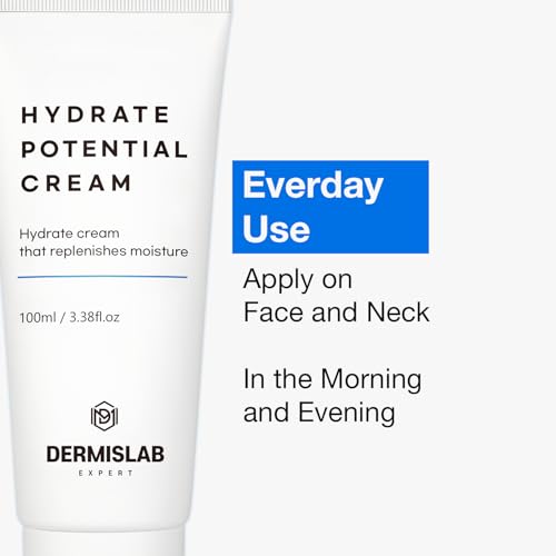 Hydrate Potential Cream ? Korean Skincare Hyaluronic Acid & Ceramide Deep Hydration Face Cream | 100 ml / 3.38 oz