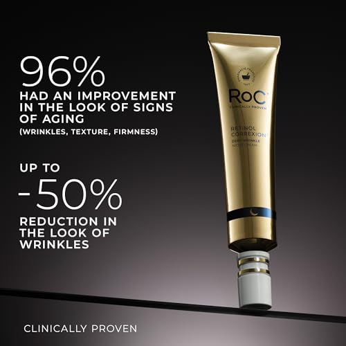 RoC Retinol Correxion Deep Wrinkle Night Cream - Anti-Aging Treatment, 1 oz