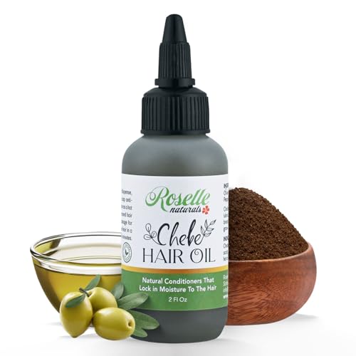 Chebe Hair Growth Oil for Stronger Longer Thicker Hair - USA Made, 2 Fl Oz