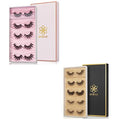 DYSILK Fake Lashes Pack False Mink Lashes 5 Pairs Wispy Fluffy Eyelashes