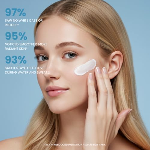 Multi Rejuvenating Vit-Day Protector Sunscreen SPF 40 ? 20% Zinc Oxide, Mineral Face Sunscreen | Invisible, Reef-Safe, Water-Resistant, Hydrating SPF with Hyaluronic Acid | 4.0 oz