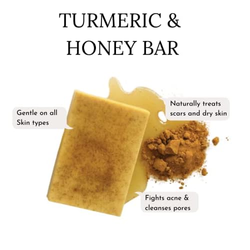 MyKBar Turmeric & Honey Soap Bar for Dark Marks