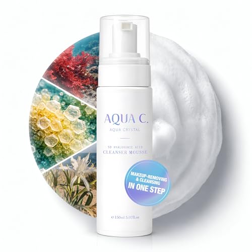 AQUA C. 3-in-1 Micro Foam Face Wash with Hyaluronic Acid