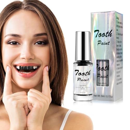 Black Tooth Paint Makeup for Cosplay & Halloween FX