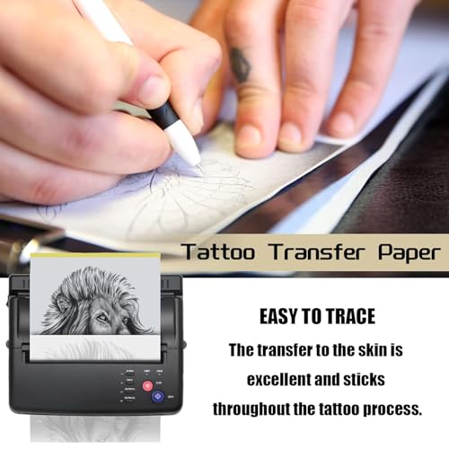 Tattoo Transfer Paper 50-Sheet Pack 4-Layer A4 Reusable