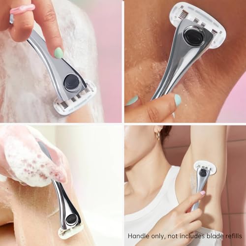 Metal Razor Handle for Billie Razors - Compatible & Ergonomic Shaving Tool