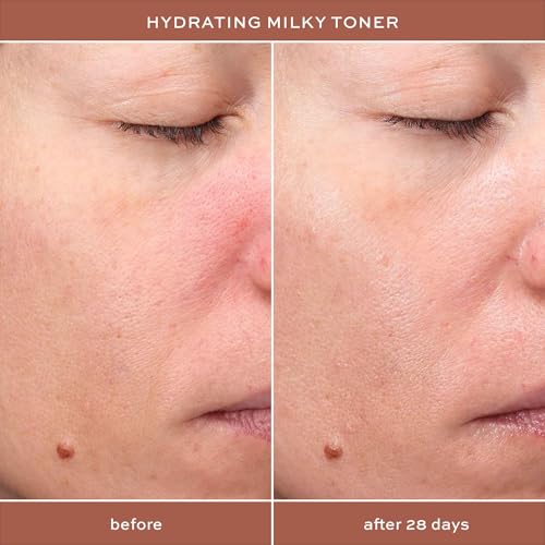 ITK Skincare Glowy Skin 3-Step Routine - Hyaluronic Acid + Niacinamide Serum, Squalane Milky Toner, Deep Moisture Ceramide Face Cream Moisturizer - Makeup Prep Skincare for Glowing Hydrated Skin