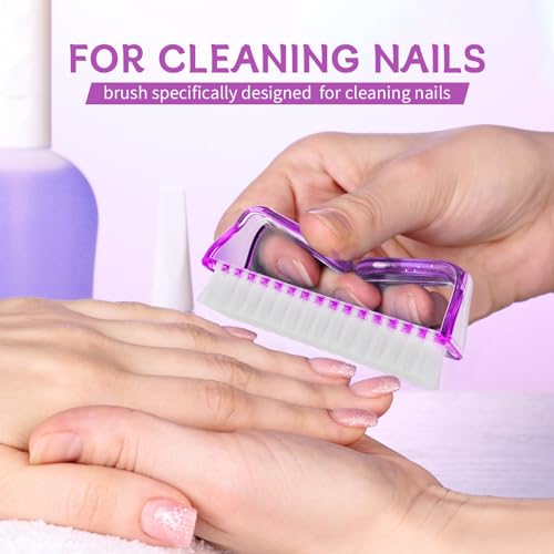 8Pcs Nail Brush Set for Hand and Foot Cleaning - Manicure & Pedicure Tools