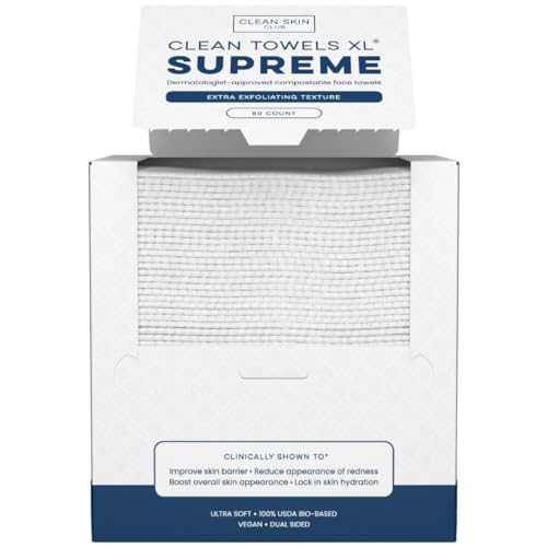 Clean Skin Club Clean Towels XL Supreme 50ct