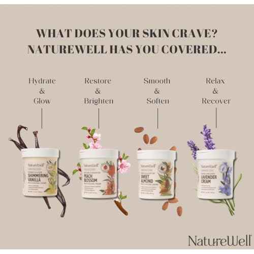 NATURE WELL Lavender Smooth & Soften Moisturizing Cream For Face, Body, & Hands, Calming & Soothing, Infused With Natural Oils & Extracts, Restores Skin Moisture Barrier, 16 Oz