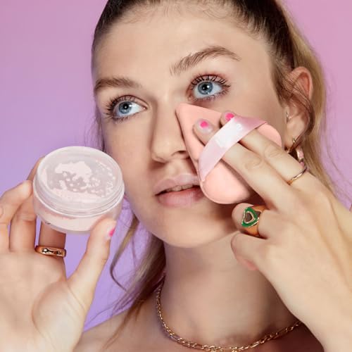 Lottie London Setting Powder | Brightening Pink Hyaluronic Acid